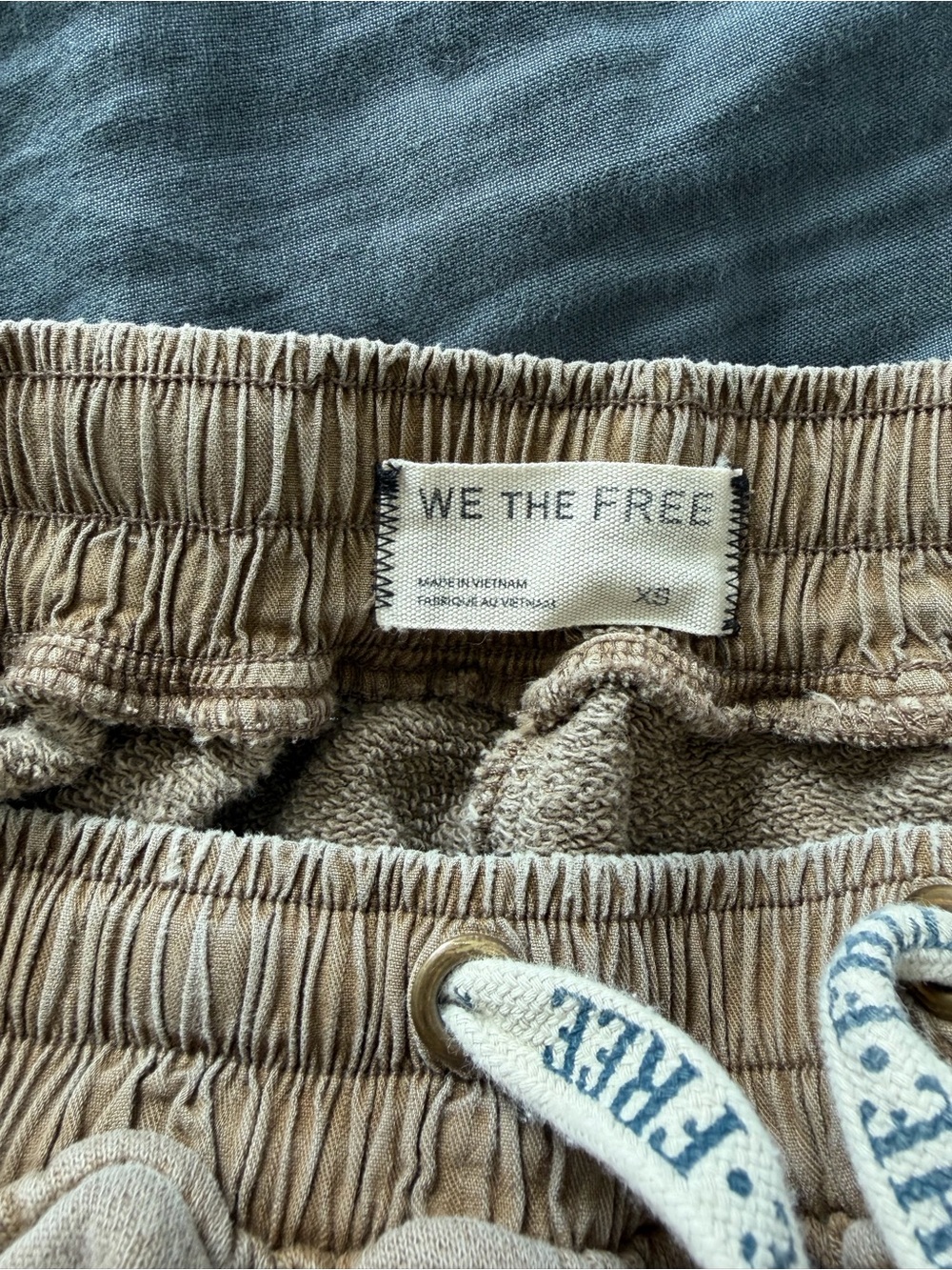 We The Free Olive-Tan Boyfriend Cargo Jeans - Picture 7 of 9